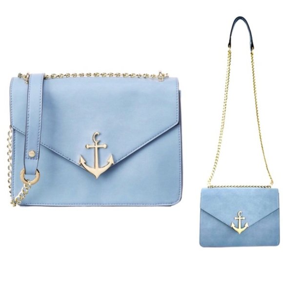 Circus by Sam Edelman Handbags - Nautical Sam Edelman Crossbody In Powder Blue